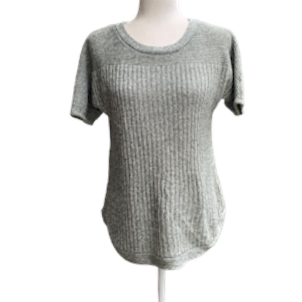 Talbots Linen Knit Top Medium Petite